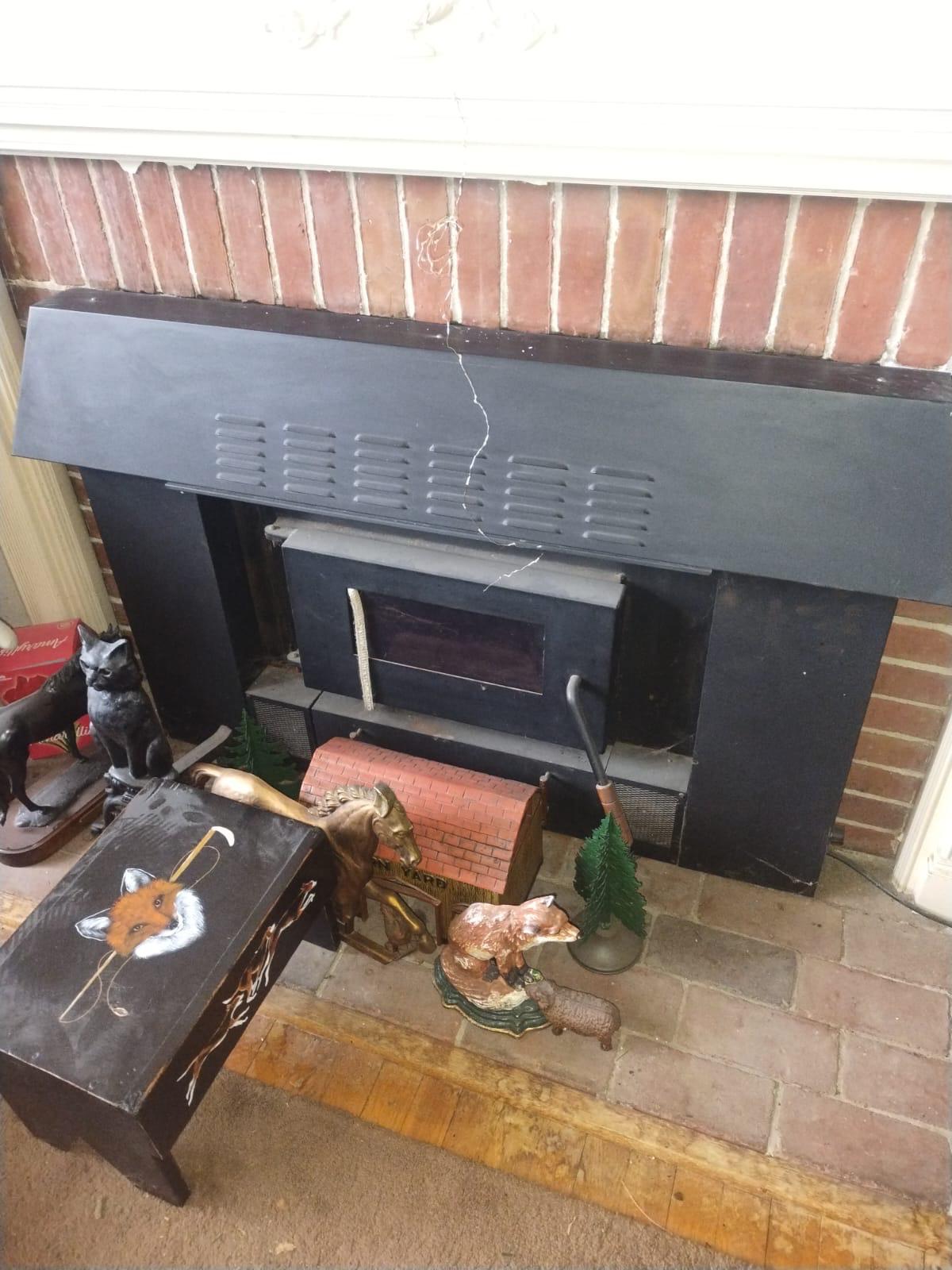 Chimney flashing repair work